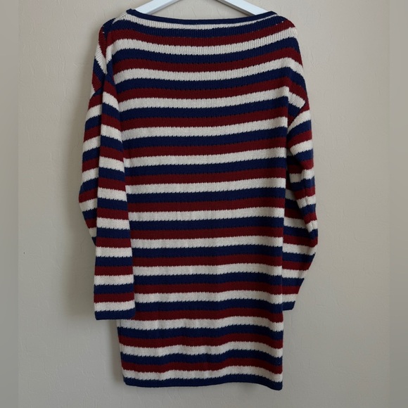 REVOLVE Echo Sweater Dress in Multi Stripe HOUSE OF HARLOW 1960 Red Blue Small - Picture 8 of 9